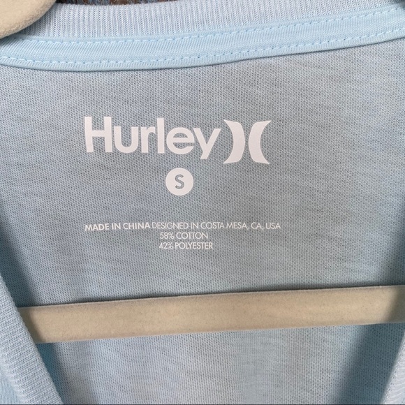 Hurley Light Blue Short Sleeve Tee - Picture 2 of 4
